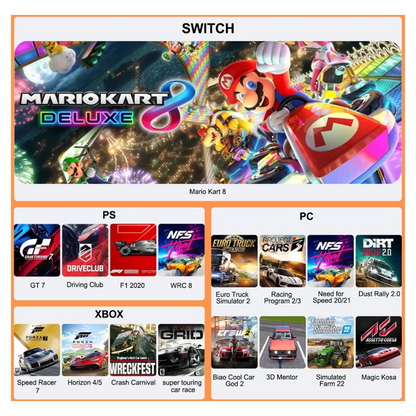 Volante Carreras PXN Palanca + Pedales $79.900