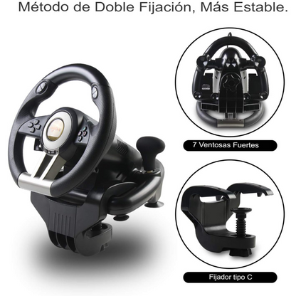 Volante Carreras PXN Palanca + Pedales $79.900