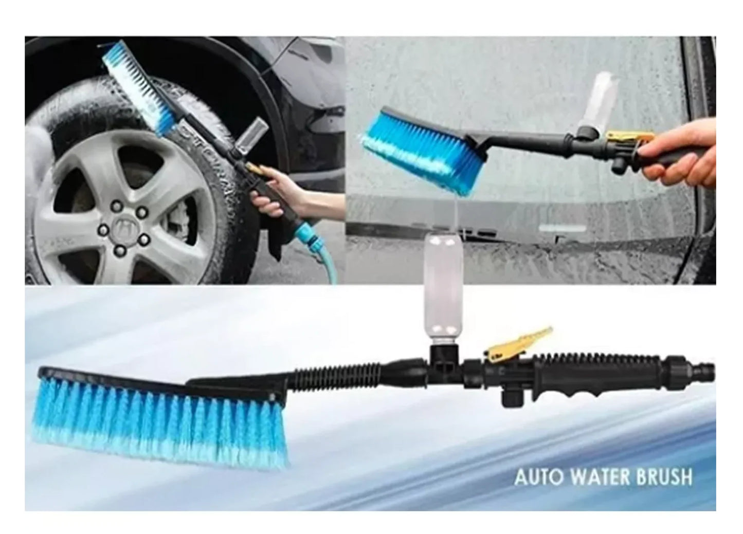 Cepillo para lavar auto porta jabon $ 13.500